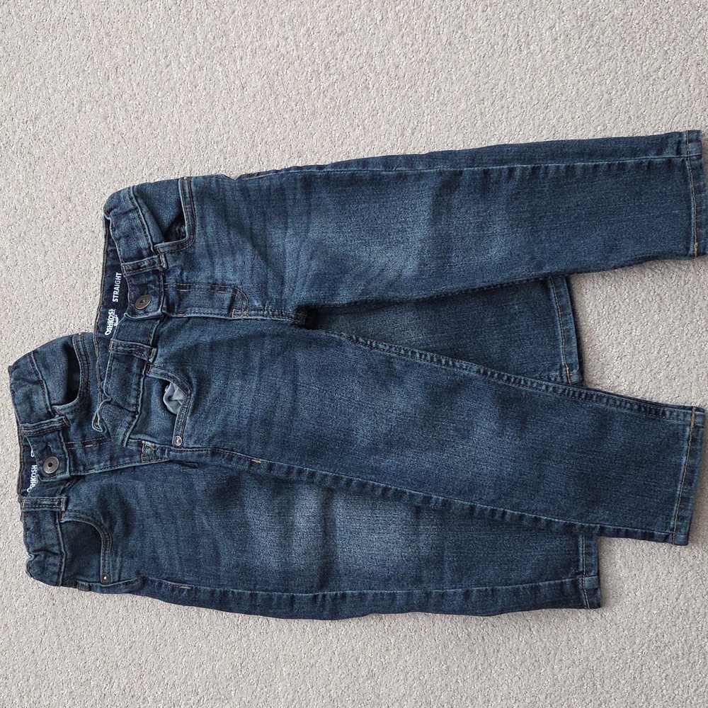 Never Worn OshKosh B'gosh Kids' Dark Blue Jeans (2 pairs)